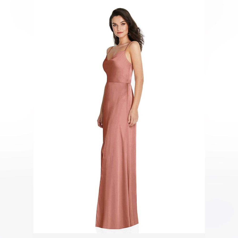 Dessy Group - Soft Cowl Neck Maxi Dress